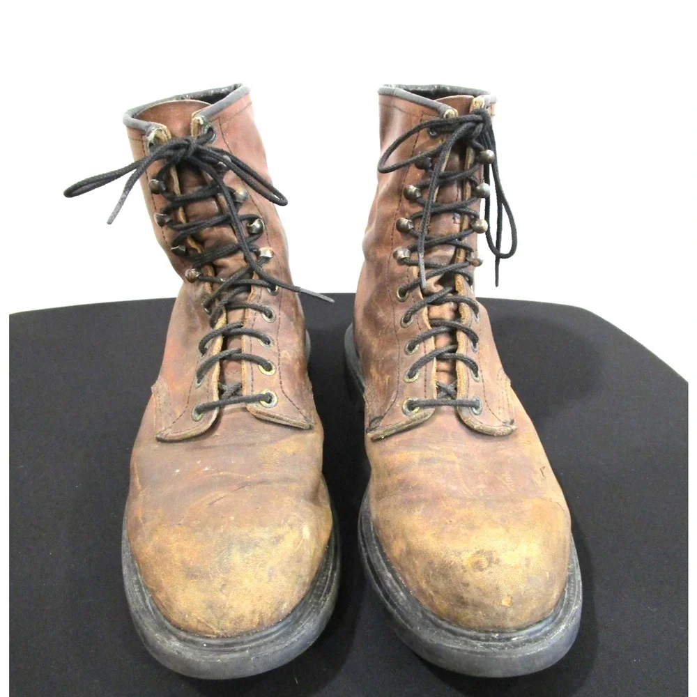 Red Wing 953 Supersole Brown Leather Orthotic Friendly Work Boots Men 10 D